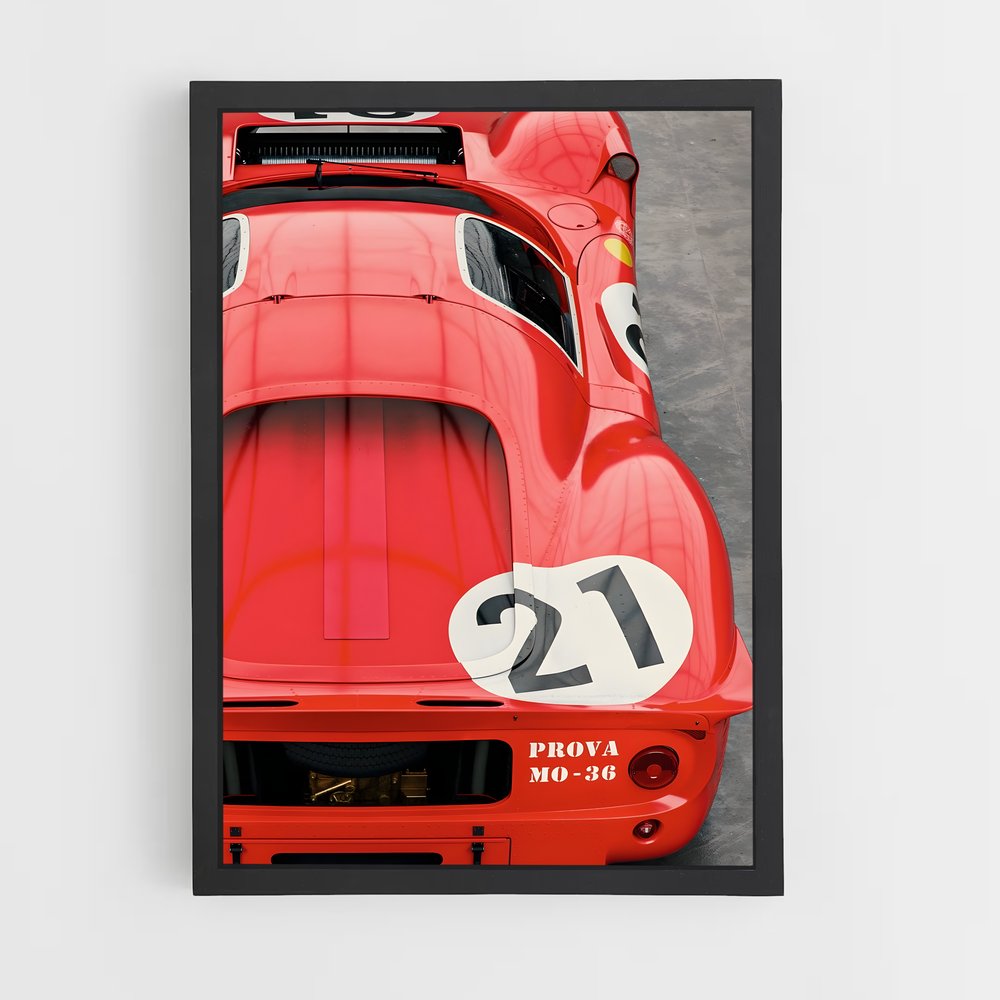 Poster Explosion Votre – affiche Ferrari (vue 2)